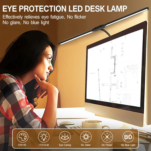 Dual-Head LED Desk Lamp