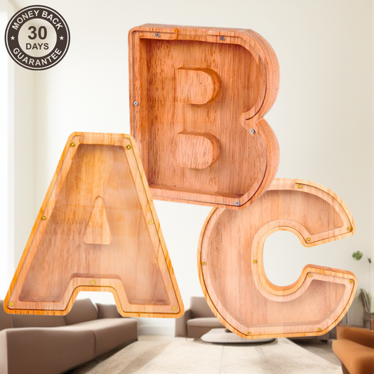 Custom Wood Letter Bank
