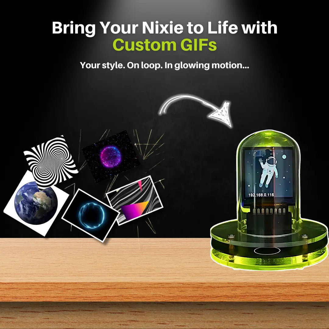 Smart Nixie Tube Desk Clock