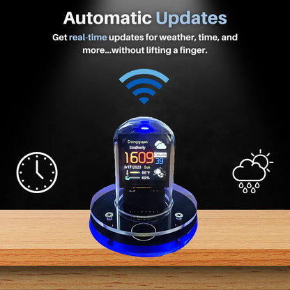 Smart Nixie Tube Desk Clock