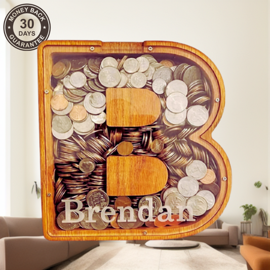 Custom Wood Letter Bank