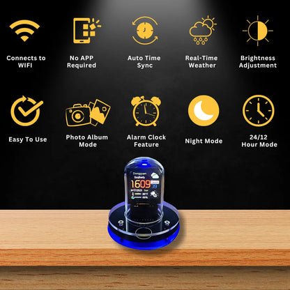 Smart Nixie Tube Desk Clock