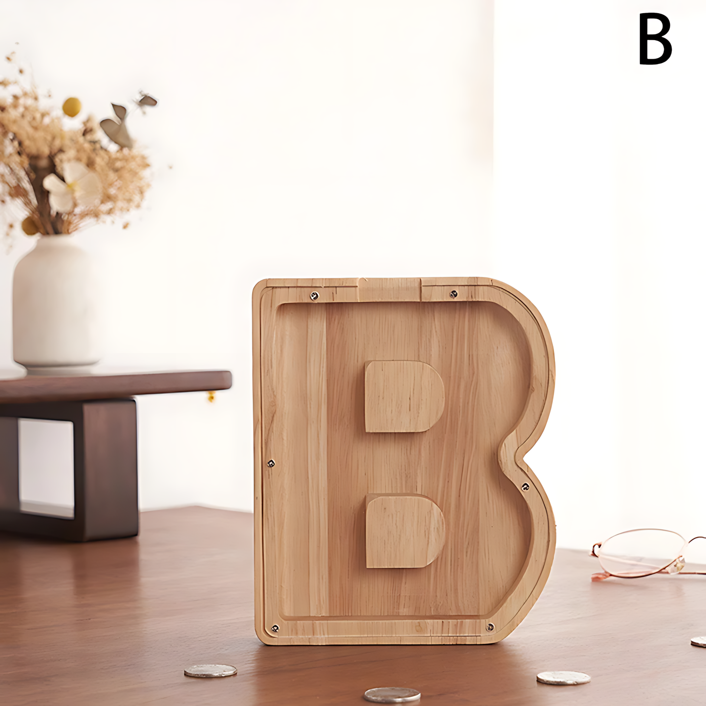 Custom Wood Letter Bank