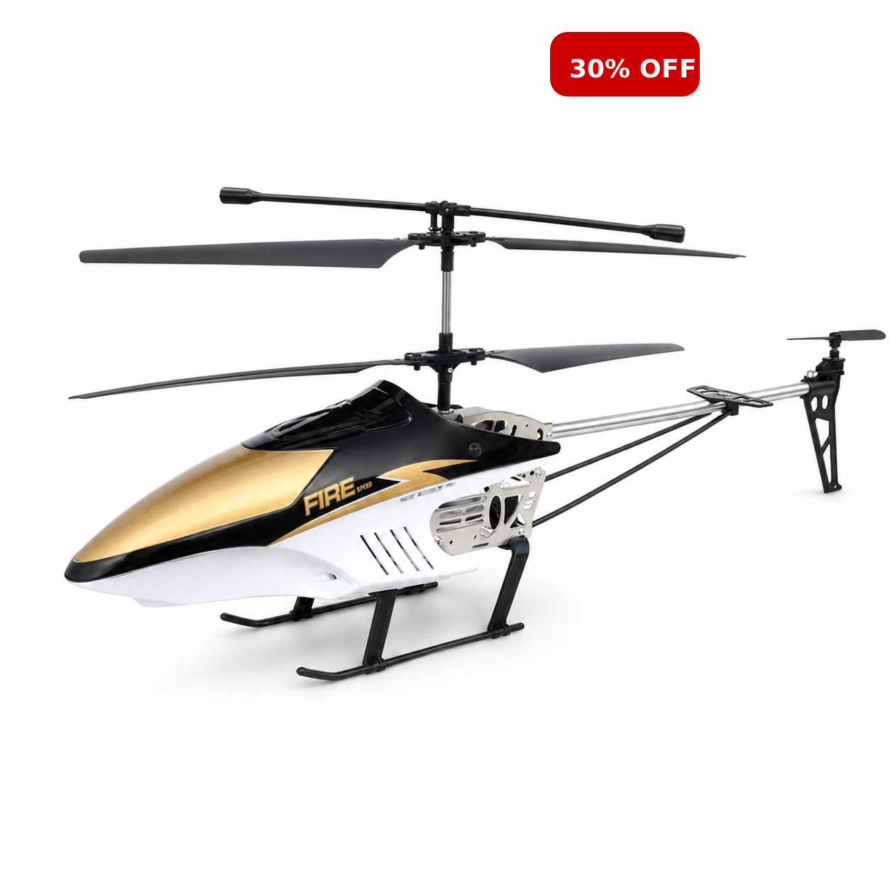 Gold large RC helicopter variant