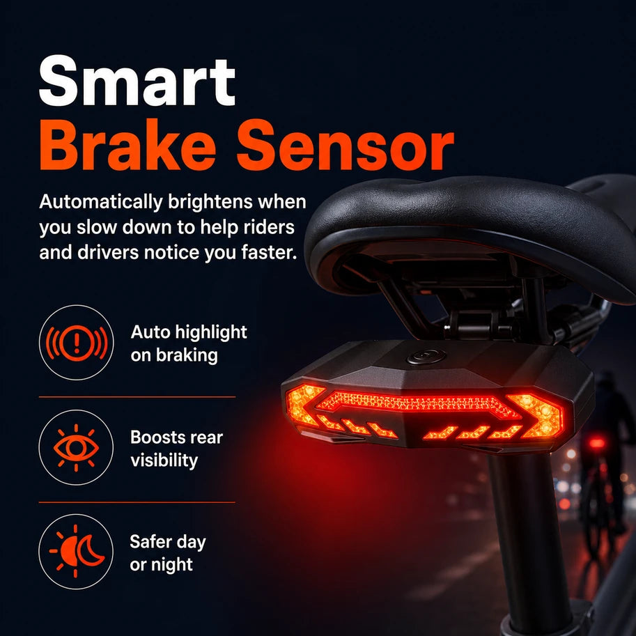 Smart Bike Rear Tail Light Pro