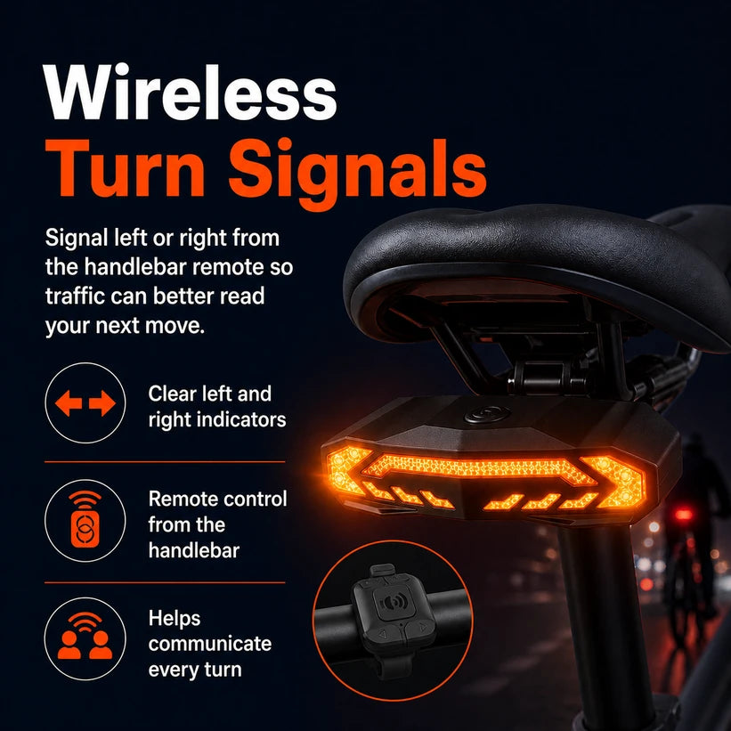 Smart Bike Rear Tail Light Pro
