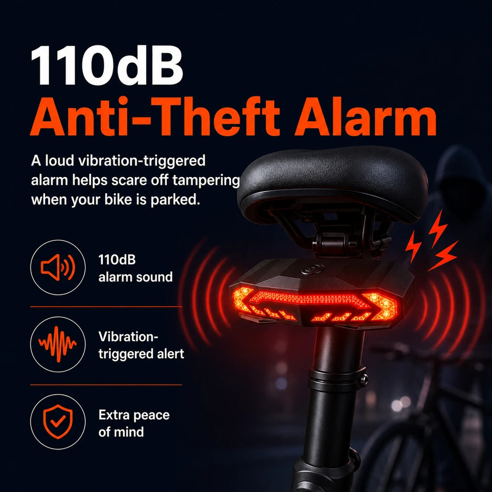 Smart Bike Rear Tail Light Pro
