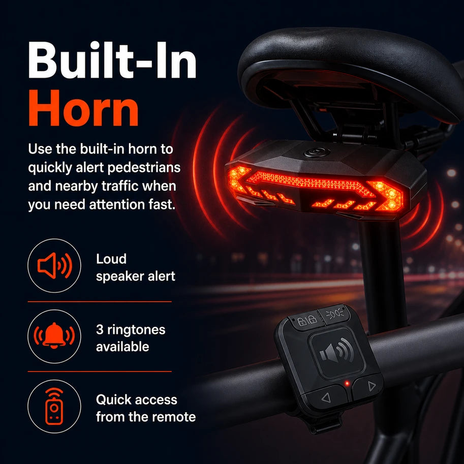 Smart Bike Rear Tail Light Pro