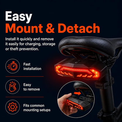 Smart Bike Rear Tail Light Pro