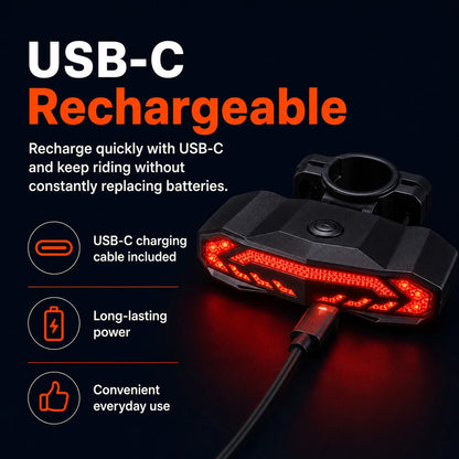 Smart Bike Rear Tail Light Pro