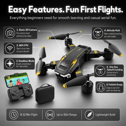 Easy-Fly Beginner Camera Drone
