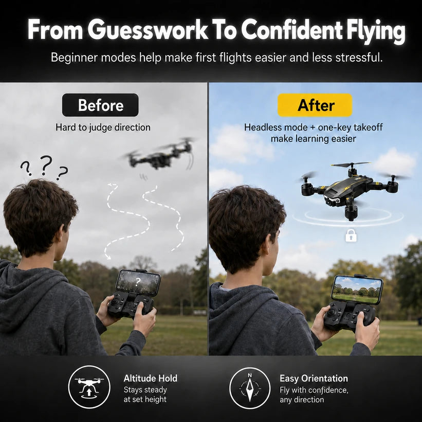 Easy-Fly Beginner Camera Drone