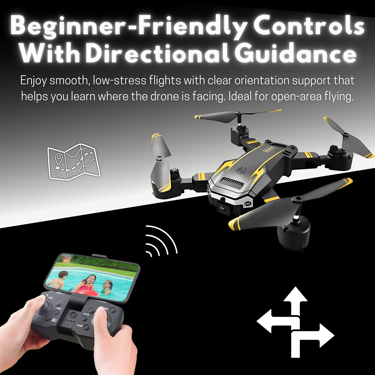 Easy-fly Beginner Drone With Dual Cameras