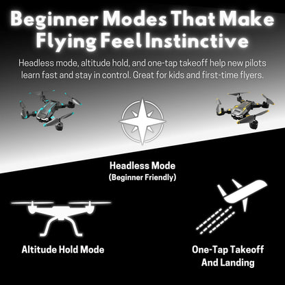EasyFly Beginner Drone With Dual Cameras
