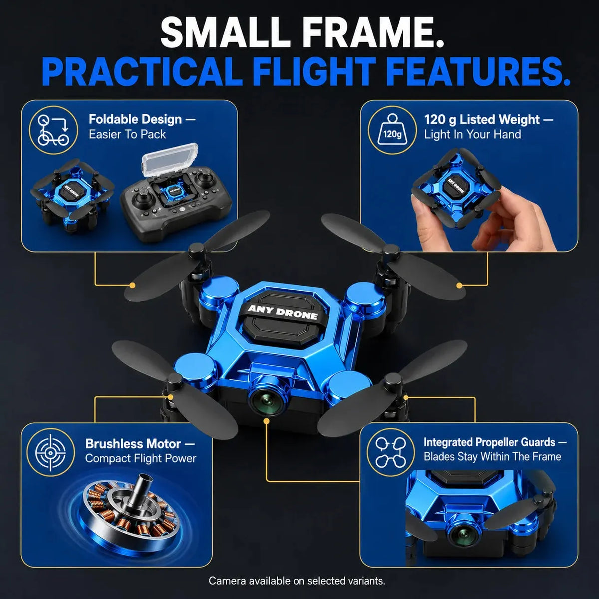 Pocket-Ready Mini Drone gallery image 2