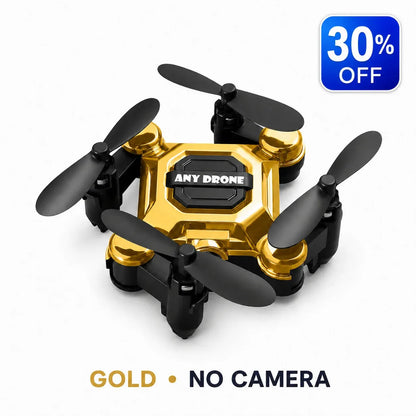 Pocket-Ready Mini Drone Gold No Camera