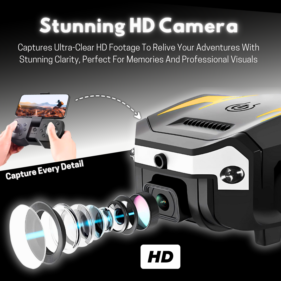 Foldable Drone With Dual Camera