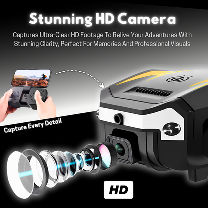 Foldable Drone With Dual Camera