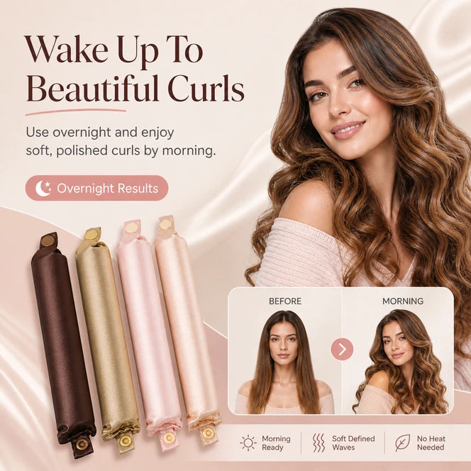 NightWave Heatless Curling Headband Rod