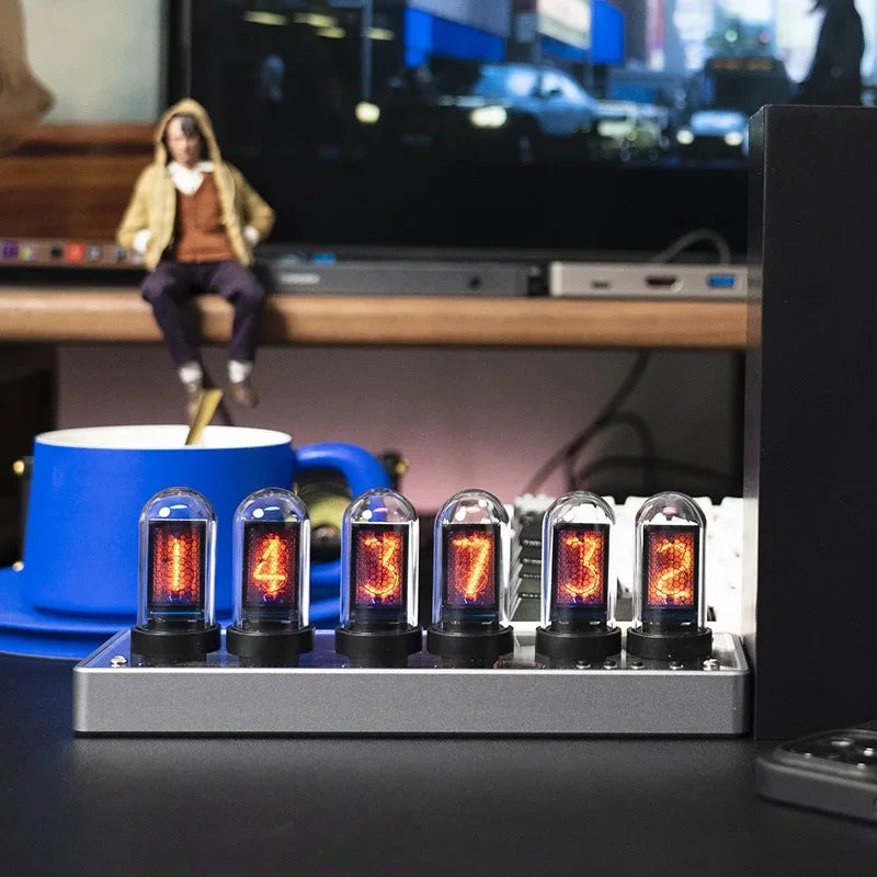Modern Nixie-Style Digital Clock
