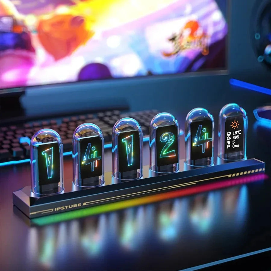 Modern Nixie-Style Digital Clock