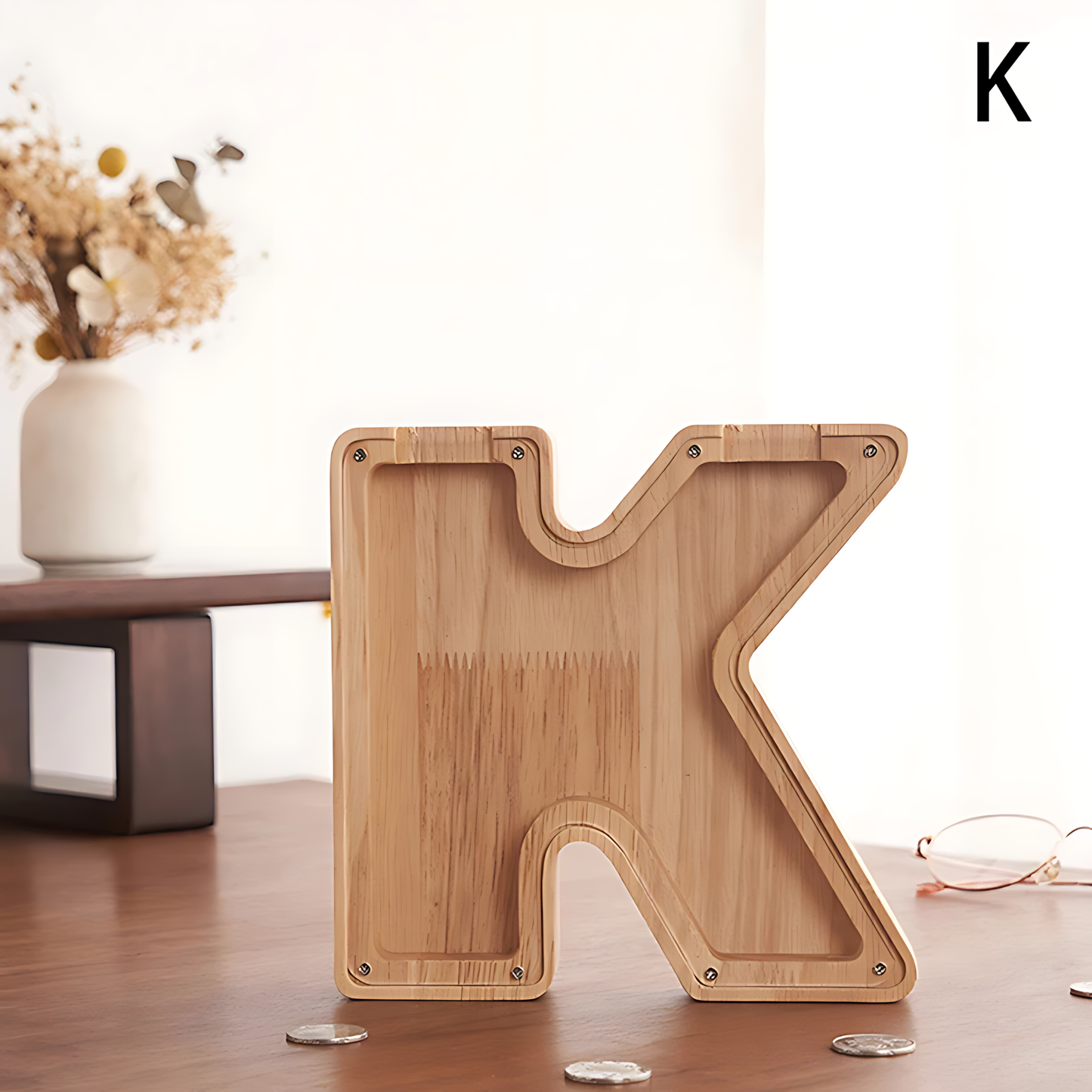 Custom Wood Letter Bank