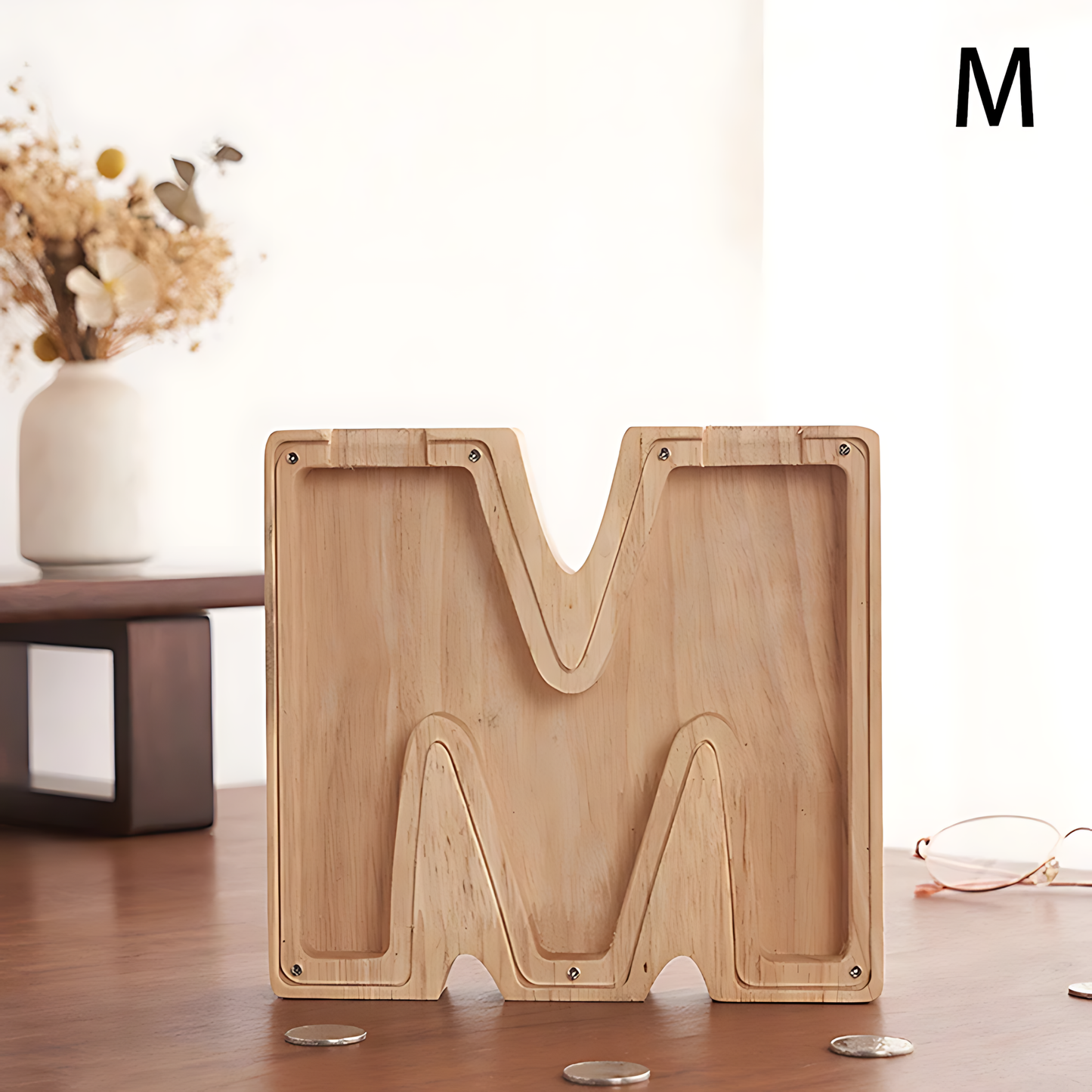 Custom Wood Letter Bank