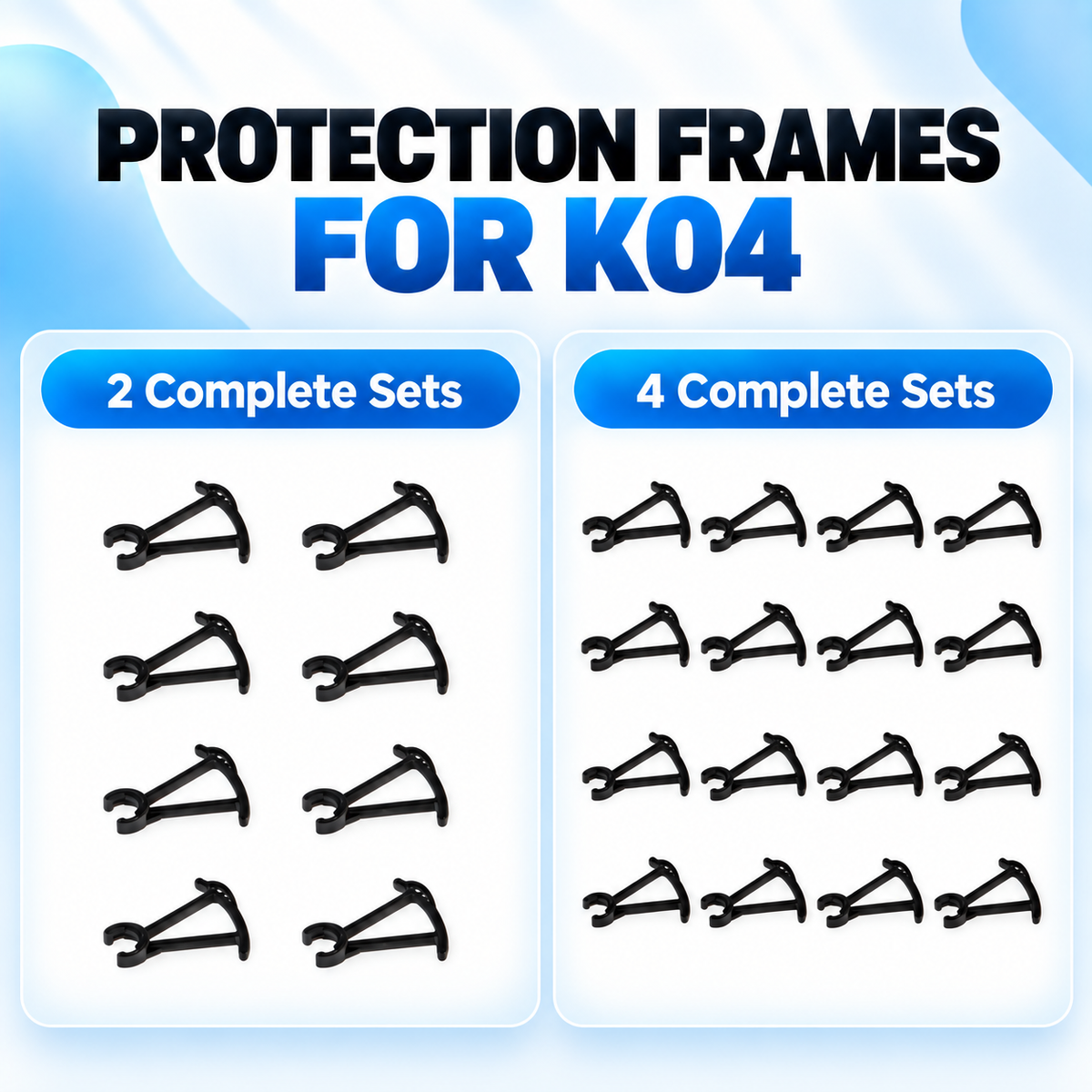 K04 protection frame pack comparison