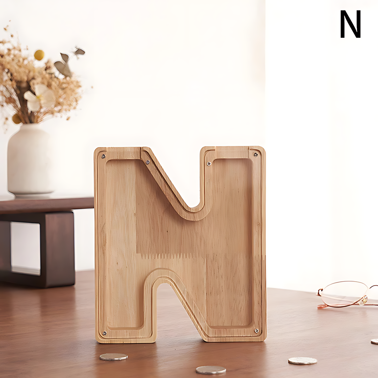 Custom Wood Letter Bank
