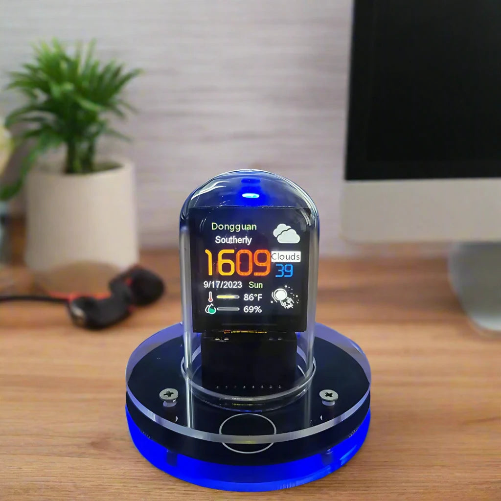 Smart Nixie Tube Desk Clock