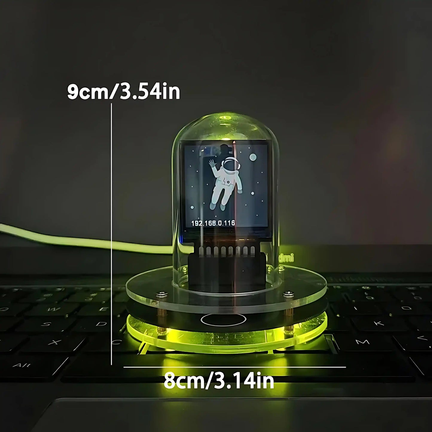 Smart Nixie Tube Desk Clock