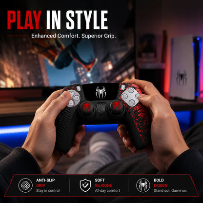 Slip-Proof Protective PS5 Spider Skin