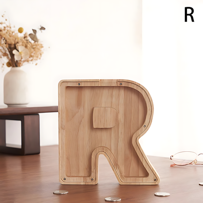 Custom Wood Letter Bank