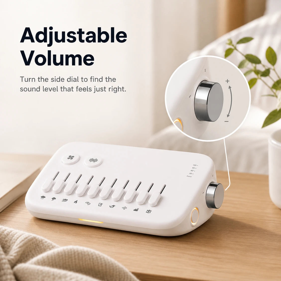 Customizable Natural Sound Sleep Machine