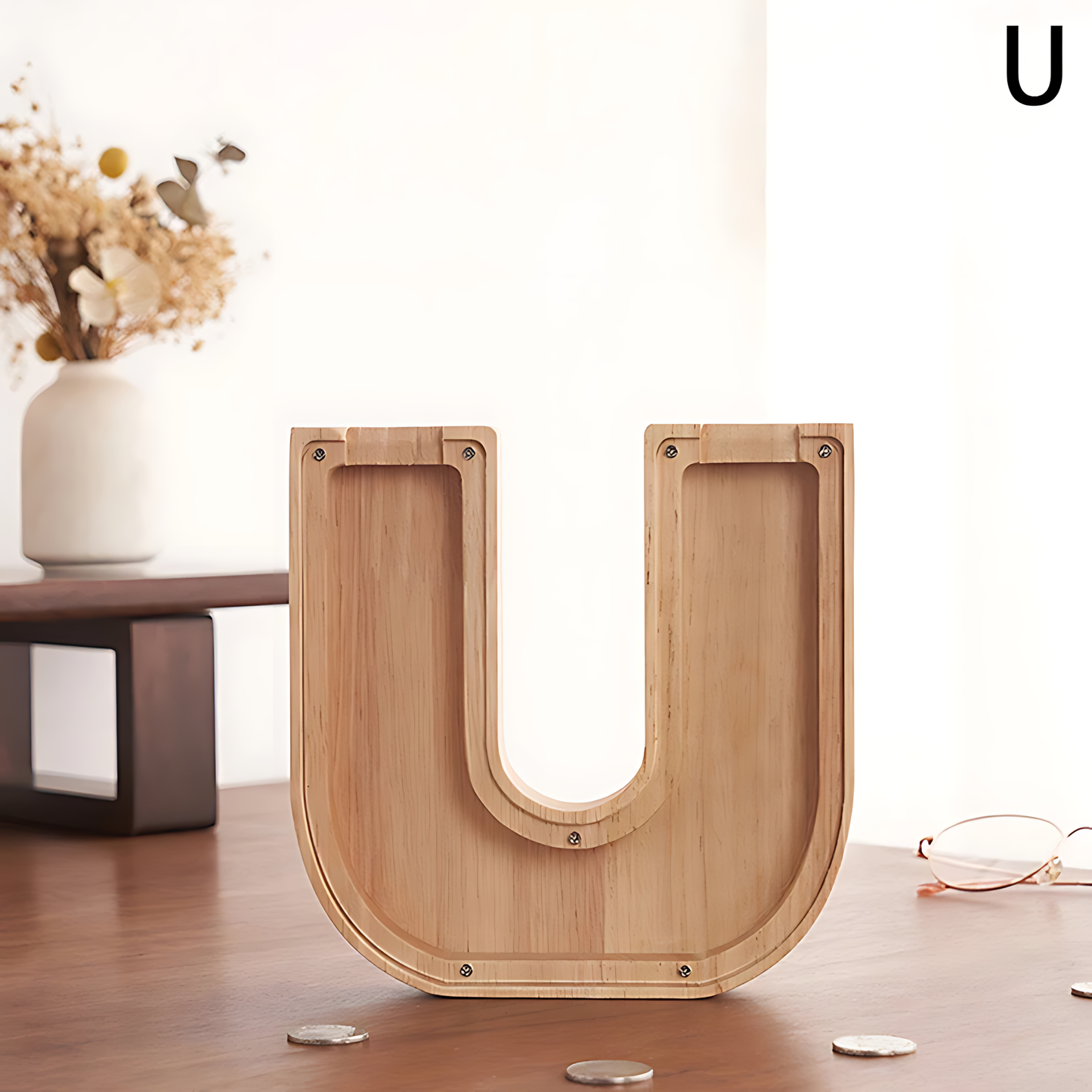 Custom Wood Letter Bank