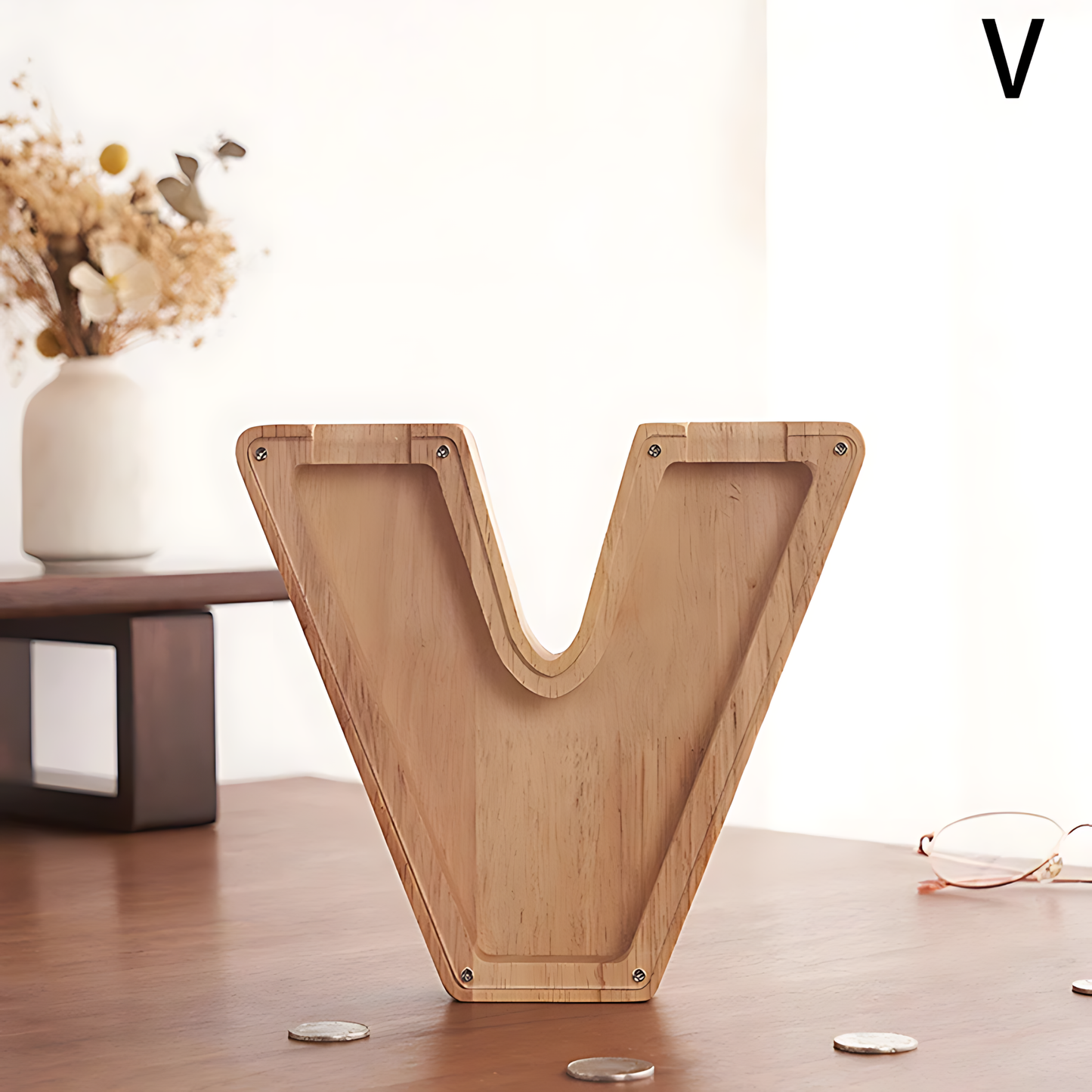 Custom Wood Letter Bank