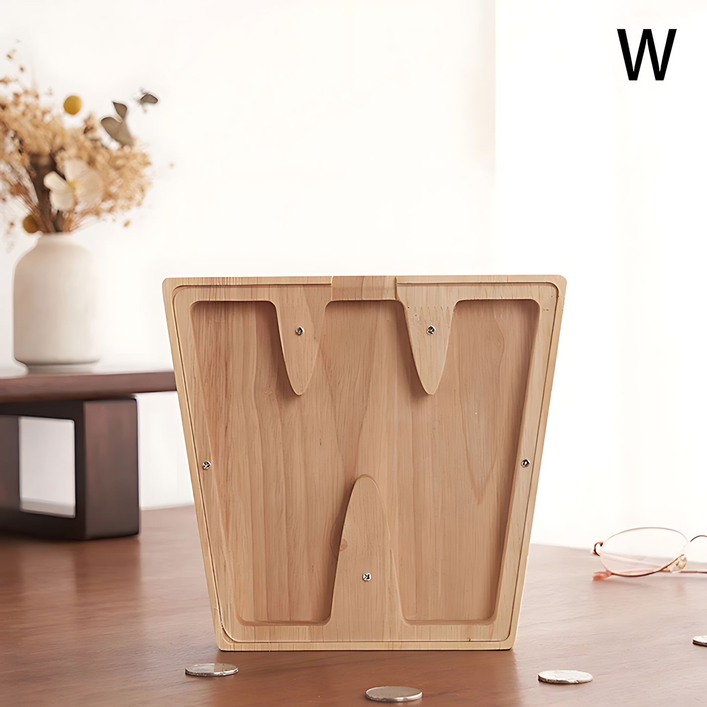 Custom Wood Letter Bank