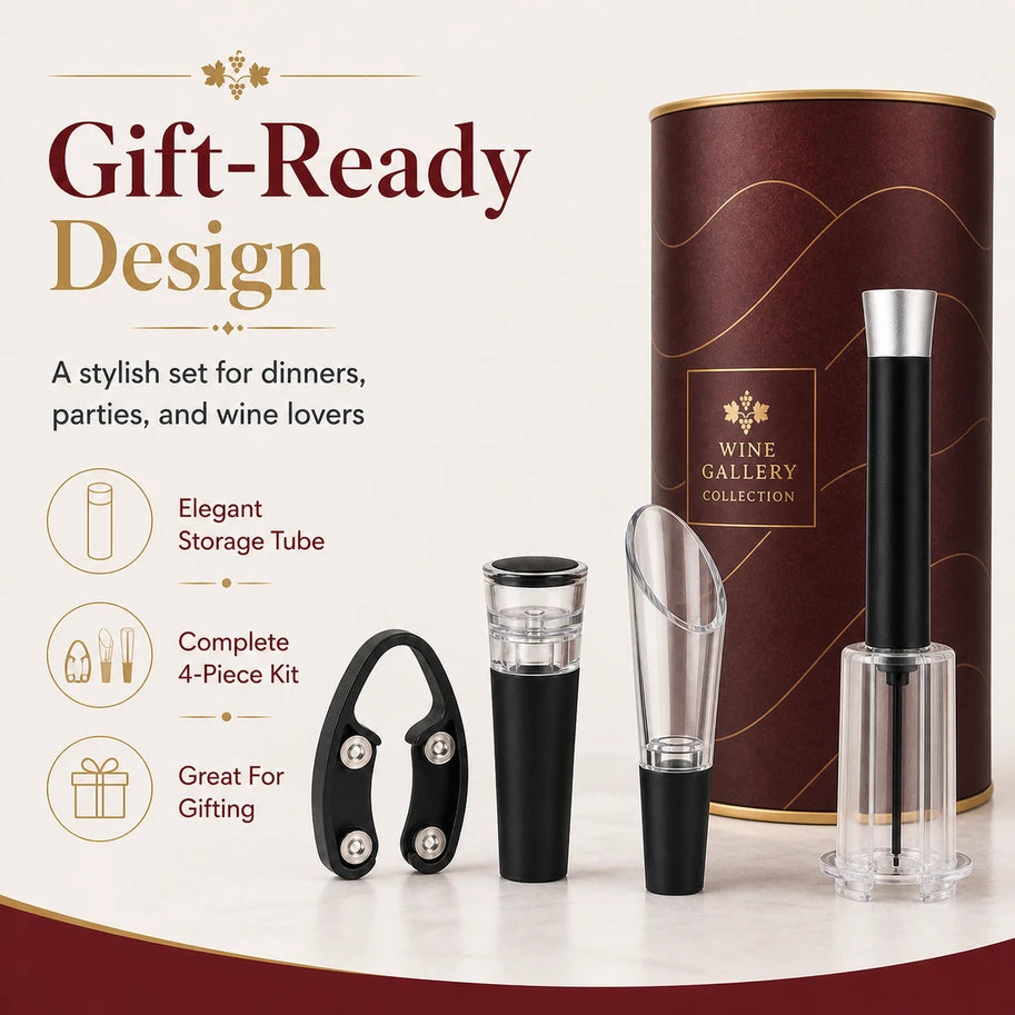 Effortless Air Pressure Wine Opener