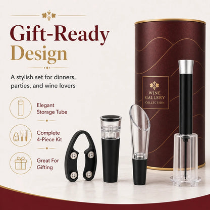 Effortless Air Pressure Wine Opener