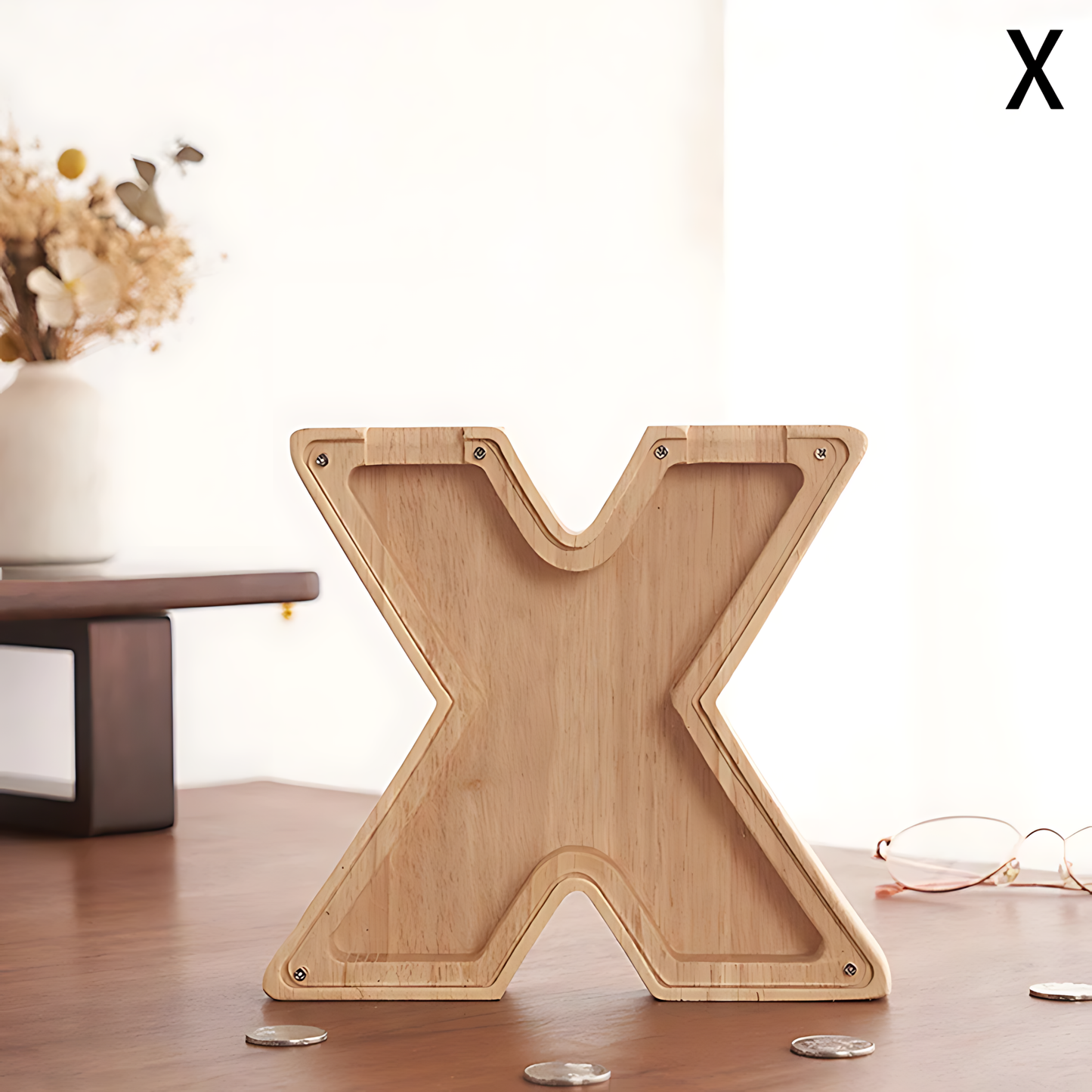 Custom Wood Letter Bank